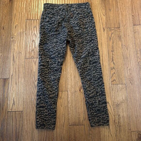 Ag Adriano Goldshmied the Farrah high rise velvet printed pant 29 - Picture 11 of 13